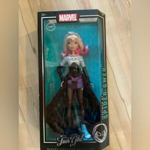 Marvel Spider-Gwen Doll with Pink Hair and Blue Shoes